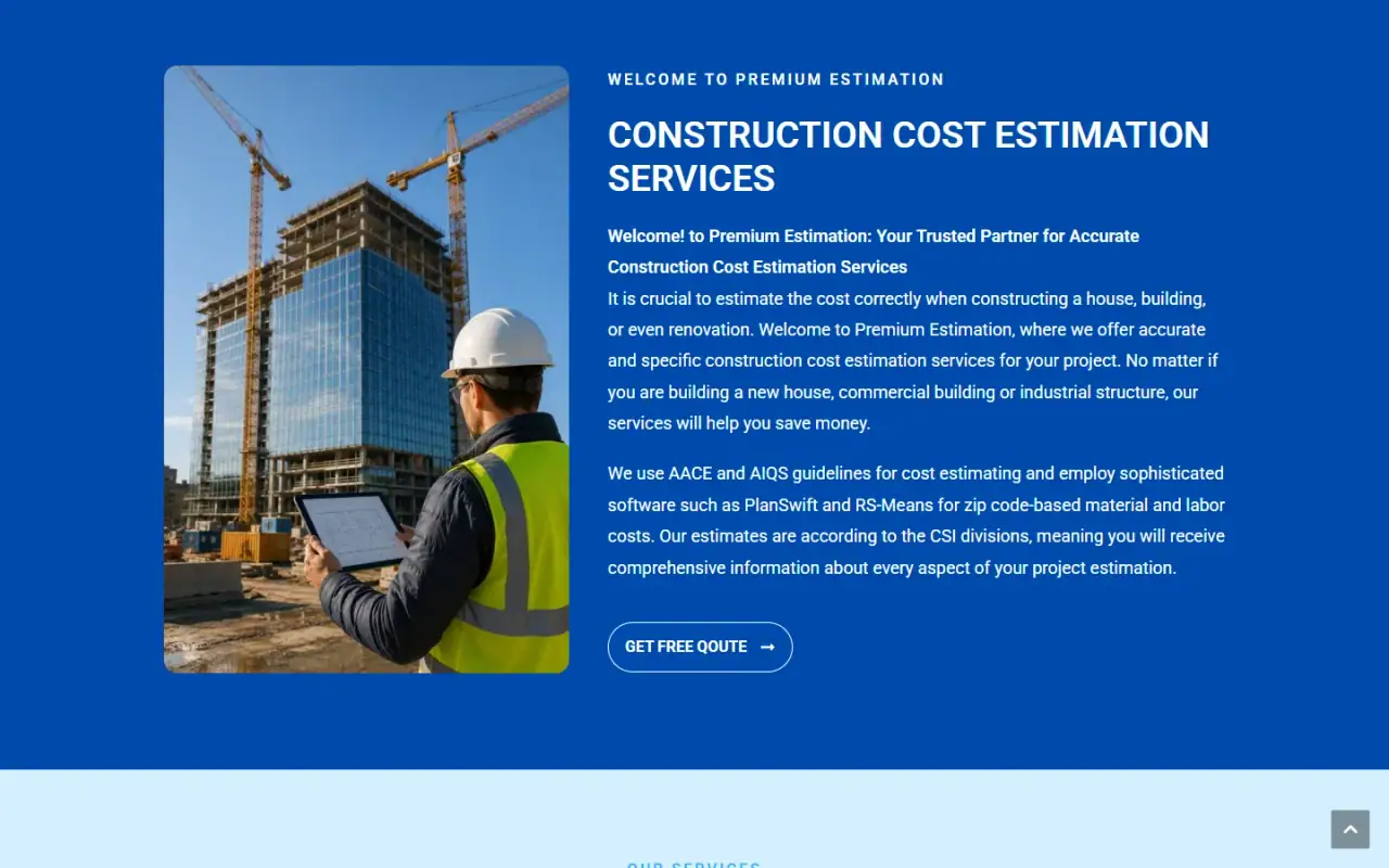 Premium Estimation: Further down the page