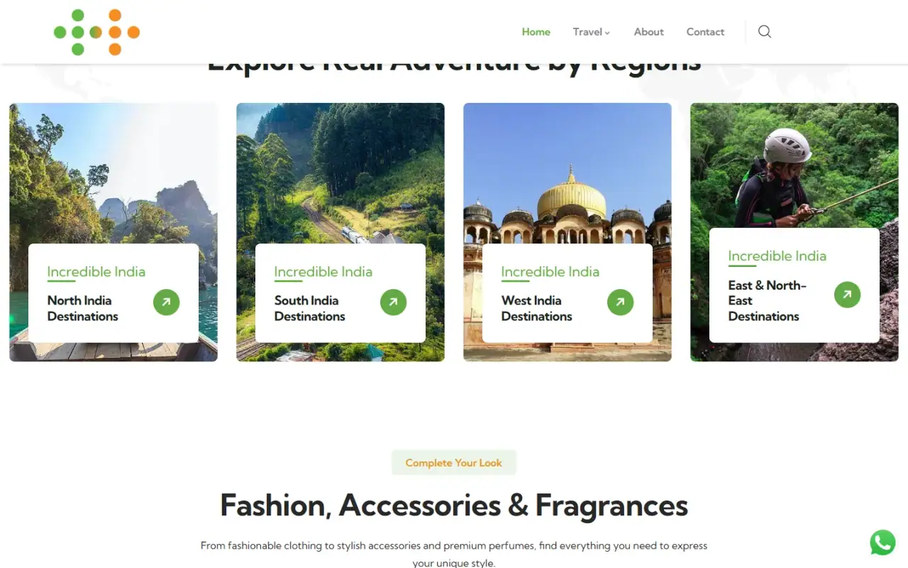 Travel Hero: Further down the page